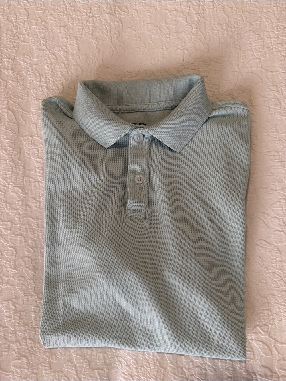 Nordstrom Mint Green Boys L (10/12) polo shirt